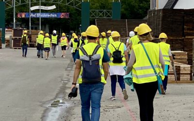 Offene Führung über die Oktoberfestbaustelle am Samstag, 17.08. und Freitag, 23.08.2024